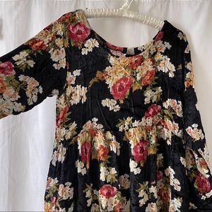 Velvet 90s dress *vintage*